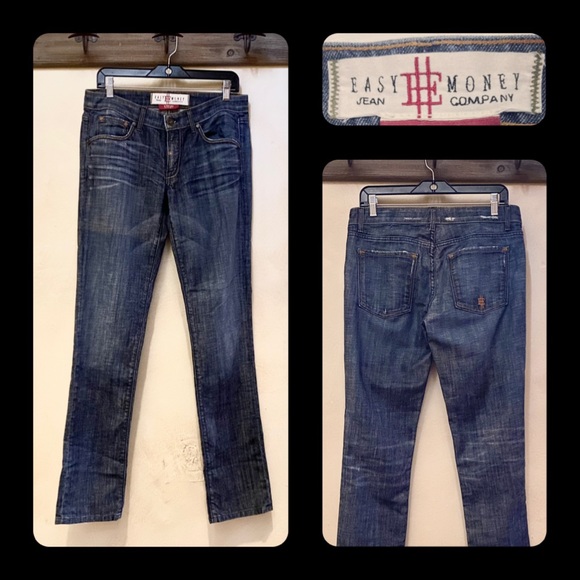 πͺΆ3/$35 EASY MONEY JEAN CO. Sterling Straight Jeans-30 - Picture 1 of 16